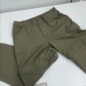 Columbia Olive Outdoor Pants Performance Fishing Gear SZ Medium-Unisex